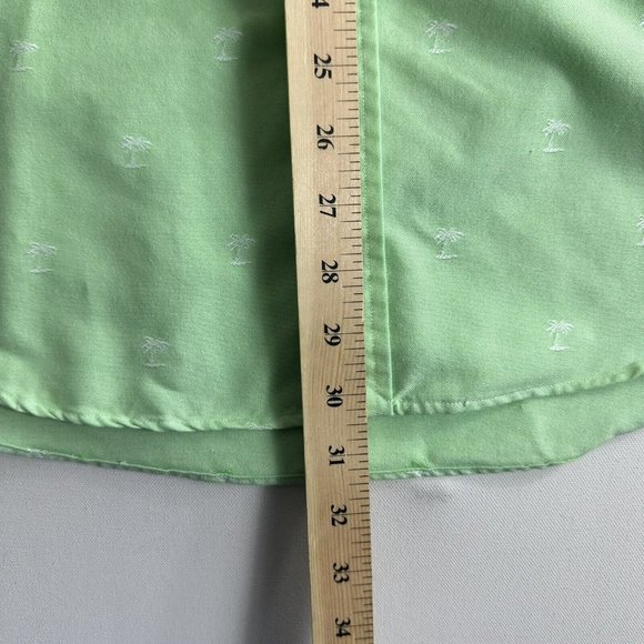 Polo Ralph Lauren Classic Fit Palm Tree Button‎ Down Shirt Men Size Large Green - Picture 7 of 10